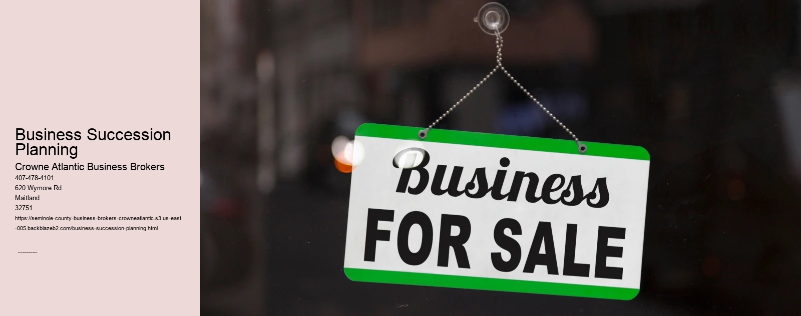 Business Succession Planning